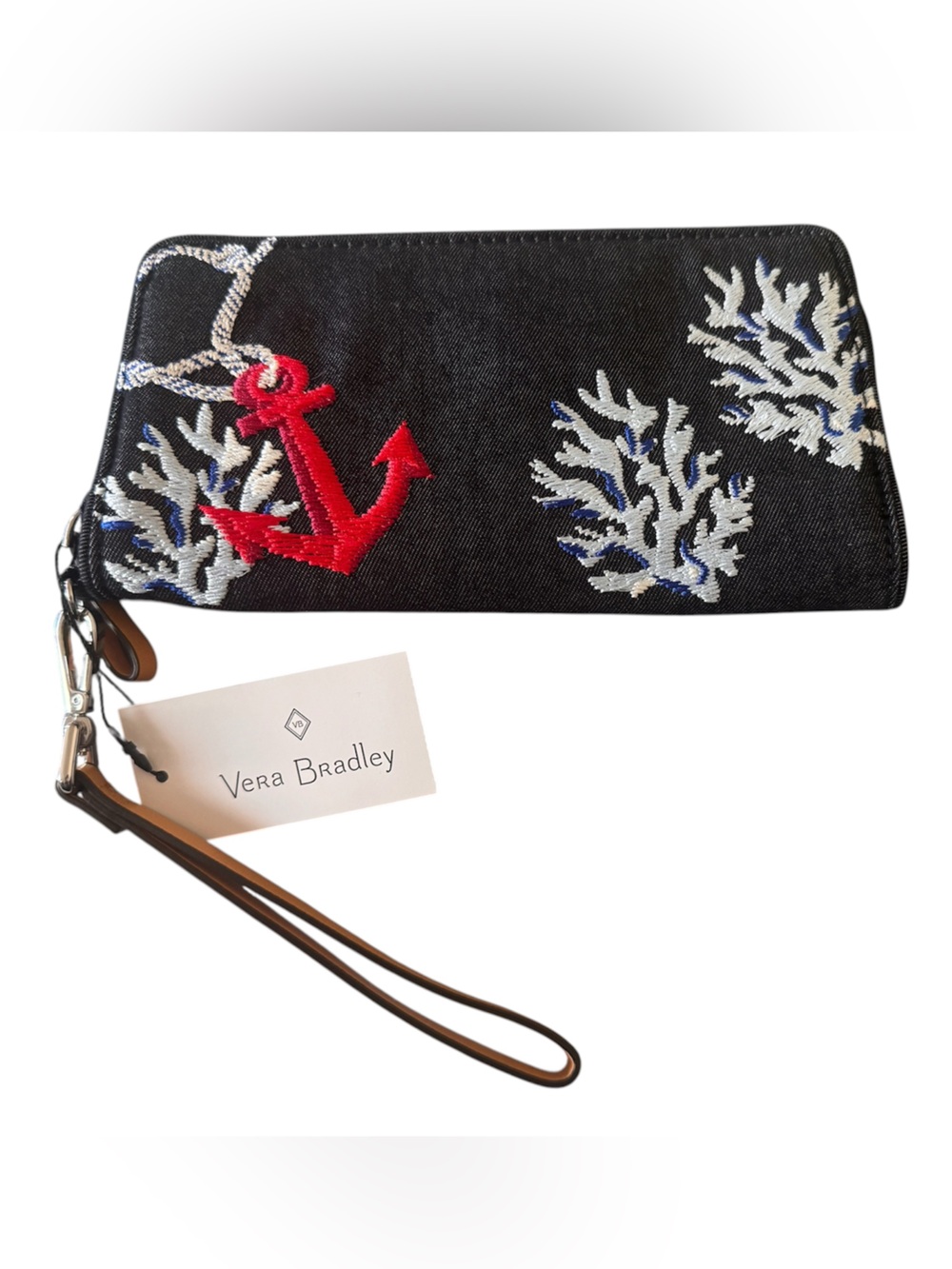 ⚓️ New With Tags Vera Bradley RFID Beach Wristlet